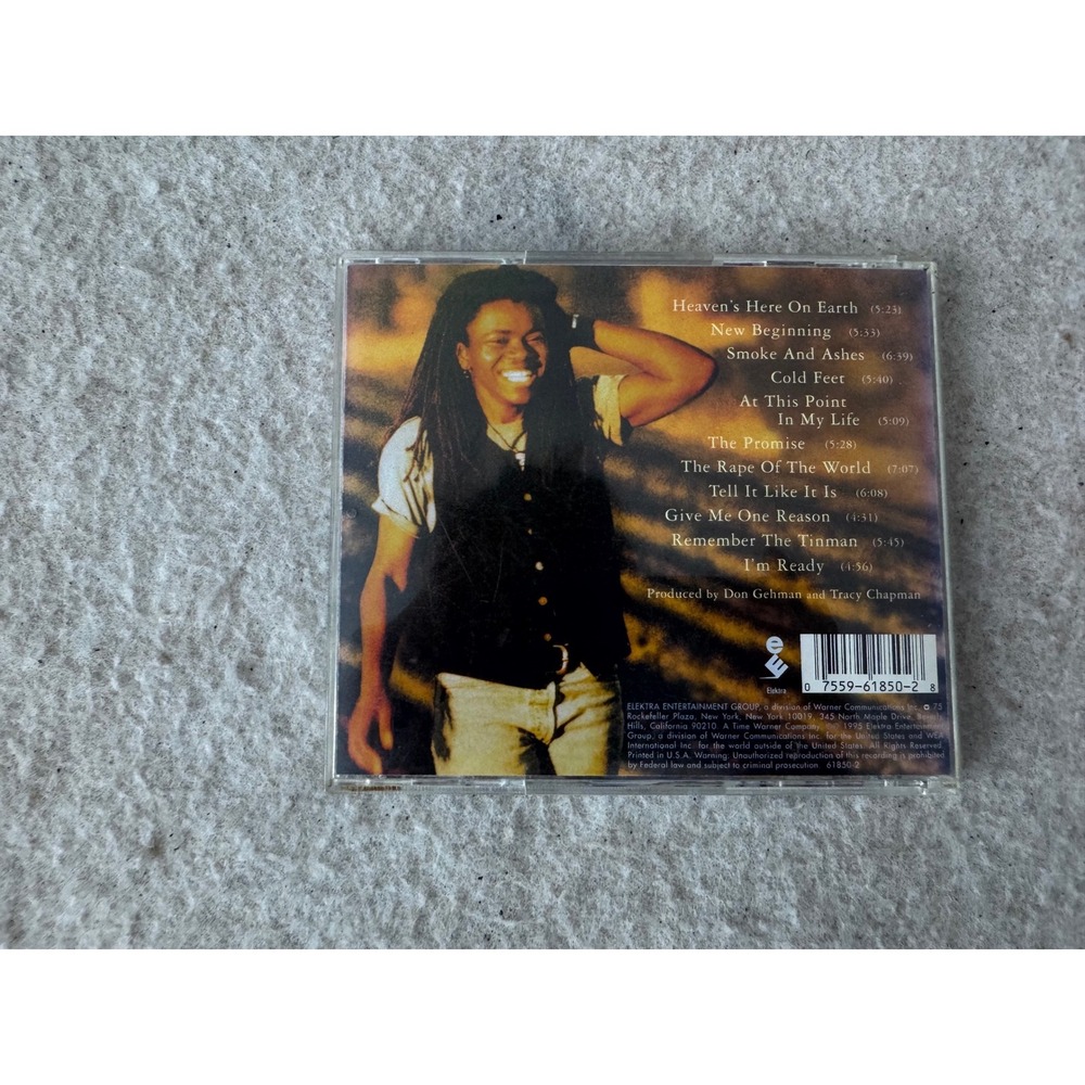 Tracy Chapman New Beginning CD 1995 Elektra 61850-2 Give Me One Reason Folk Rock